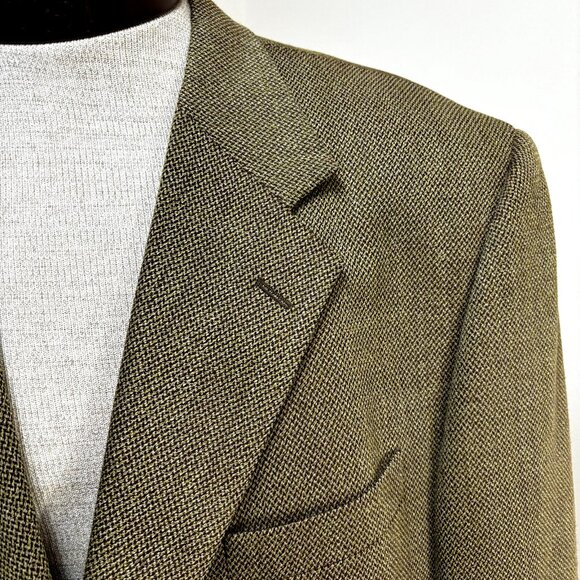 Tallia Uomo For Nordstrom Men's‎ Sport Coat Blazer 46L Wool Textured Suit Jacket - Picture 4 of 12